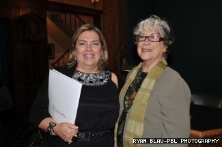 The herstory of the Simone de Beauvoir Institute. Current Interim Principal Chantal Maill (left) poses with first principal Mar Verthuy.